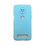 Capa Moto Z3 Play Silicone Aveludada Protege Câmera Colorida Capinha Anti Impacto Moto Z3 Play:azul Bebê