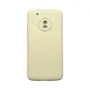 Capa Moto G5 Plus Silicone Aveludada Colorida Capinha Anti Impacto G5 Plus:bege