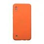 Capa Samsung A10 (normal) Silicone Aveludada Protege Câmera Colorida Capinha Anti Impacto A10:laranja