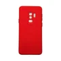 Capa Samsung S9 Plus Silicone Aveludada Protege Câmera Colorida Capinha Anti Impacto S9 Plus:vermelho