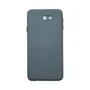 Capa Samsung J7 Prime Silicone Aveludada Protege Câmera Colorida Capinha Anti Impacto J7 Prime:cinza