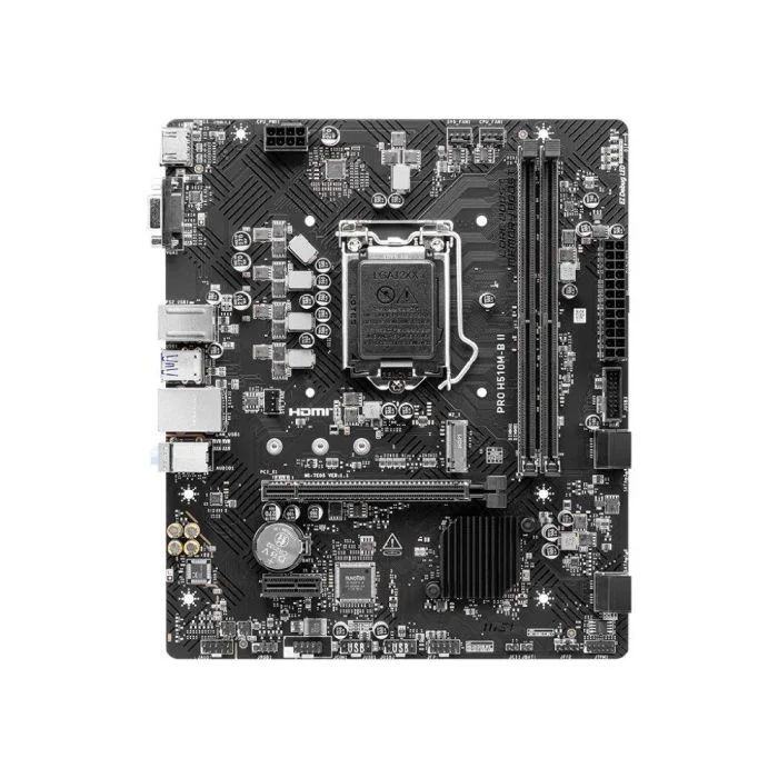 Placa Mãe Msi Pro H510m-b Ii LGA 1200 2xDDR4 Intel H470 Matx Placa Mãe Msi Pro H510m-b Ii LGA 1200 2xDDR4 Intel H470 Matx
