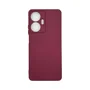 Capa Realme C55 Silicone Aveludada Protege Câmera Colorida Capinha Anti Impacto Realme C55:vinho