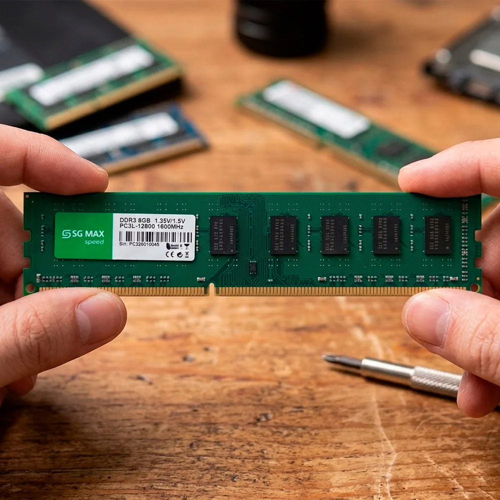 Memória 8gb Ddr3 1600 Cl 11 1.35V Desktop UDIMM SGM8G1600CL11D SGMAX Memória 8gb Ddr3 1600 Cl 11 1.35V Desktop UDIMM SGM8G1600CL11D SGMAX