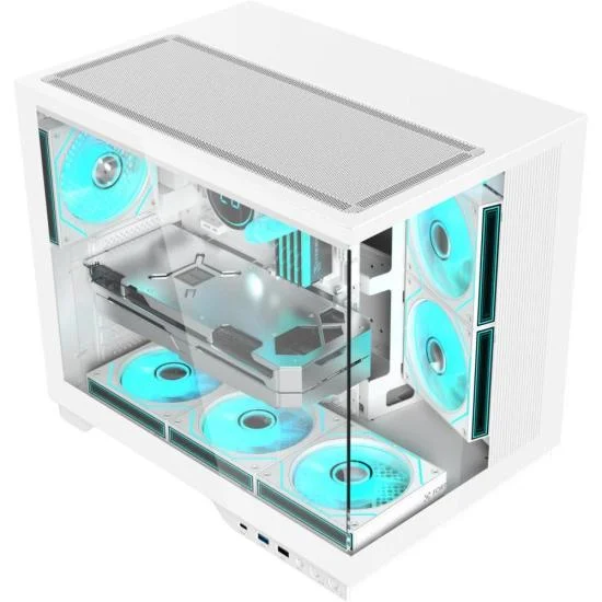 Gabinete Gamer Fortrek Clarity Max Branco Gabinete Gamer Fortrek Clarity Max Branco