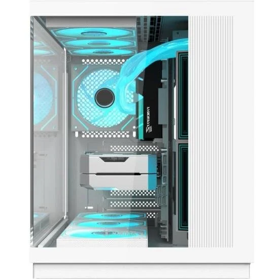 Gabinete Gamer Fortrek Clarity Max Branco Gabinete Gamer Fortrek Clarity Max Branco