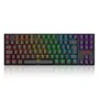 Teclado Mecanico Gamer Redragon Kumara Elite Rainbow, Wireless, Switch Brown, Preto - K552-KRS