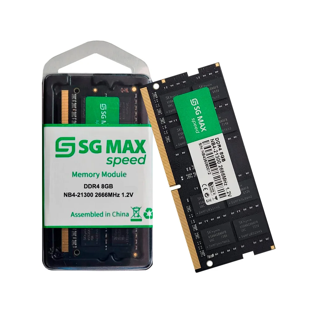 Memoria Notebook 8GB Ddr4 2666 Cl19 1.2v Soddim Sgm8gl2666cl19nb Sgmax Memoria Notebook 8GB Ddr4 2666 Cl19 1.2v Soddim Sgm8gl2666cl19nb Sgmax