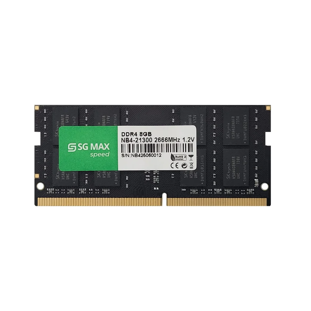 Memoria Notebook 8GB Ddr4 2666 Cl19 1.2v Soddim Sgm8gl2666cl19nb Sgmax Memoria Notebook 8GB Ddr4 2666 Cl19 1.2v Soddim Sgm8gl2666cl19nb Sgmax