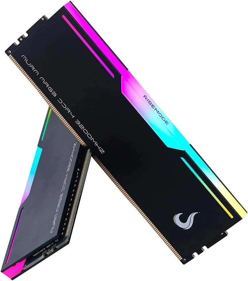Memória Rise Mode Aura 16GB DDR4 3200MHZ ARGB - RM-D4AB-16G-3200ARGB Memória Rise Mode Aura 16GB DDR4 3200MHZ ARGB - RM-D4AB-16G-3200ARGB