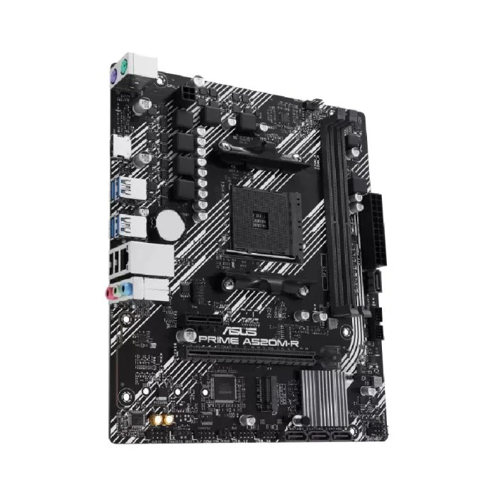 Placa Mãe Asus Prime A520m-r Am4 2xDDR4 Amd A520 Matx
