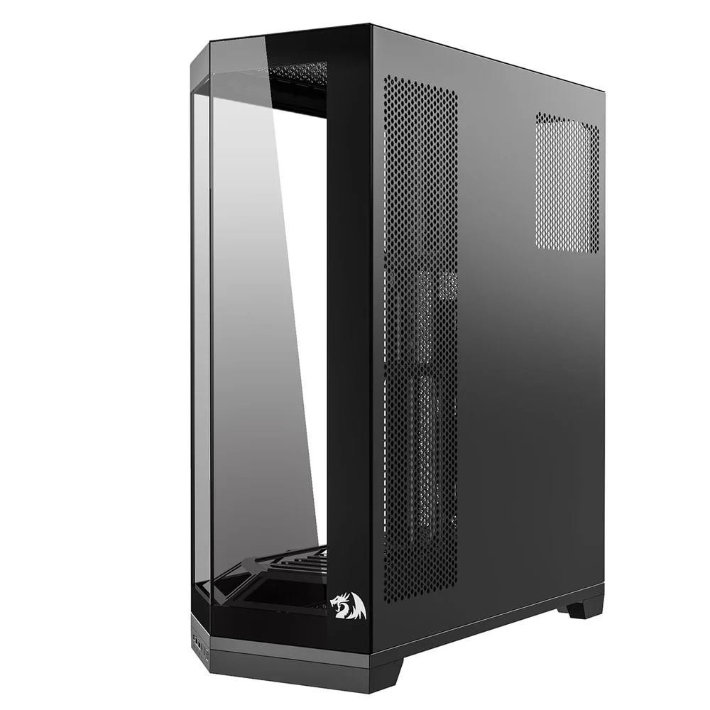 Gabinete Gamer Full Tower Sem Fan Sem Fonte Ca-608b Edge Redragon Preto Gabinete Gamer Full Tower Sem Fan Sem Fonte Ca-608b Edge Redragon Preto