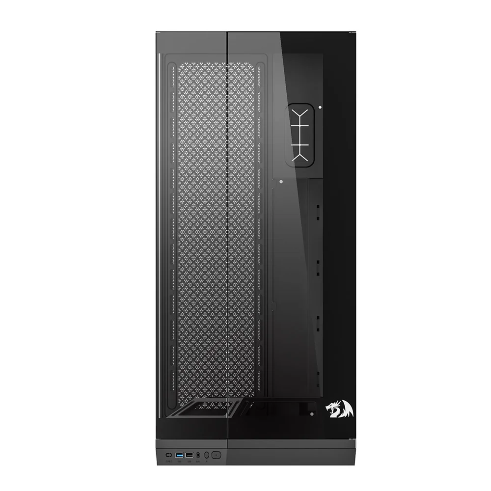 Gabinete Gamer Full Tower Sem Fan Sem Fonte Ca-608b Edge Redragon Preto Gabinete Gamer Full Tower Sem Fan Sem Fonte Ca-608b Edge Redragon Preto
