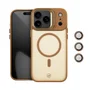 Capa Case Capinha Para Iphone 17 Pro - Magsafe Titanium Desert - Gshield