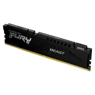 Memória Kingston Fury Beast Ddr5, 32gb (1x 32gb), 5600mhz, Cl36, 1.25v, 288-pin Dimm - Kf556c36bbe-32