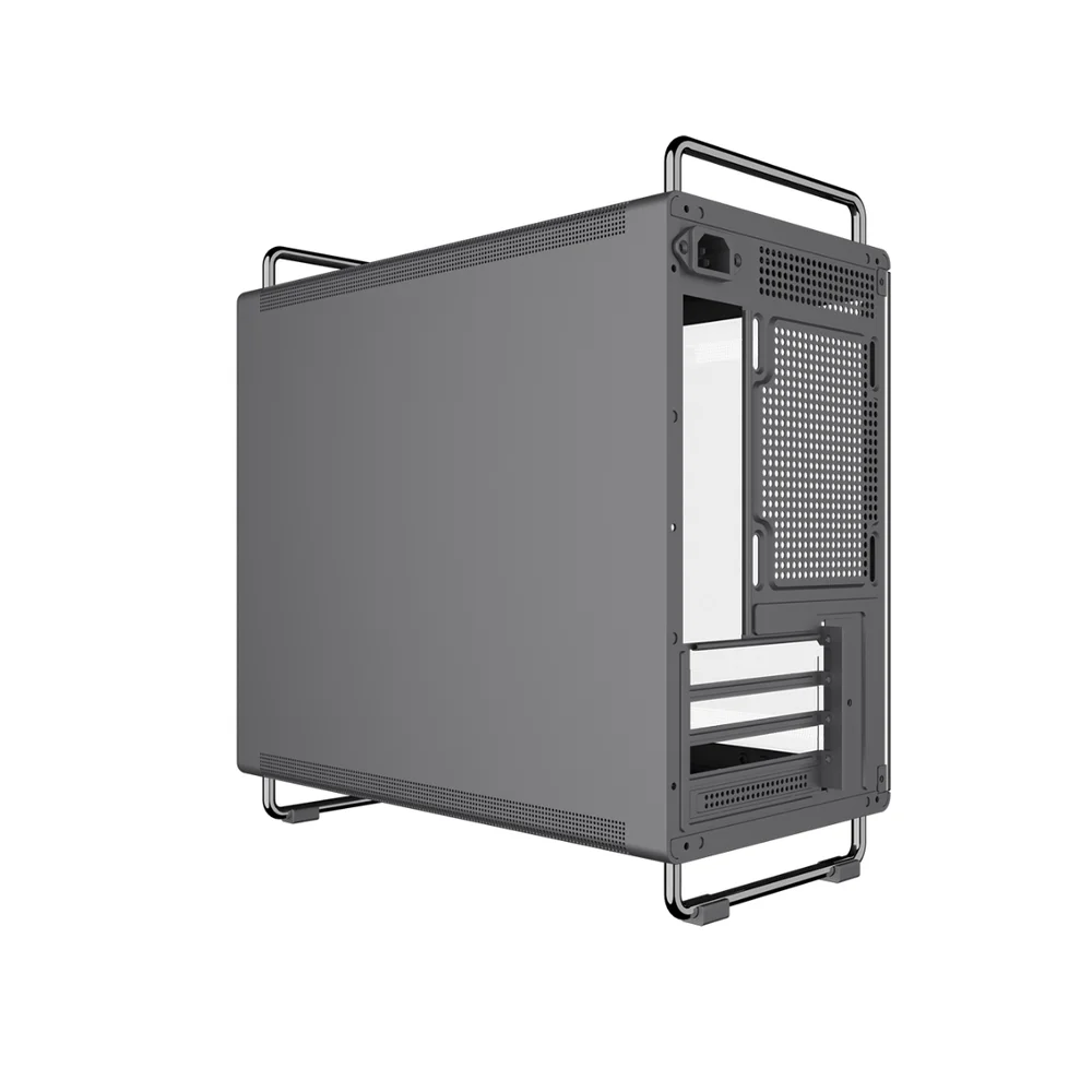 Gabinete Gamer Bluecase Bg056 Tiny, Sem Fans, Cinza Gabinete Gamer Bluecase Bg056 Tiny, Sem Fans, Cinza