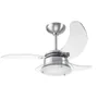 Ventilador Chanceler Alumínio 110v 3 Pás Trasparentes