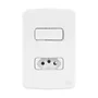 Conjunto 1 Interruptor Paralelo + 1 Tomada 2p+t 20a Branco Compose [ 13272580 ]  Weg