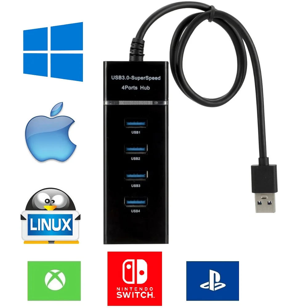 Hub Usb 3.0 Nintendo Switch Ps4 Ps5 XBOX One Xone Series S X Playstation Hub Usb 3.0 Nintendo Switch Ps4 Ps5 XBOX One Xone Series S X Playstation