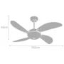 Ventilador De Teto Volare Fly Office 220v
