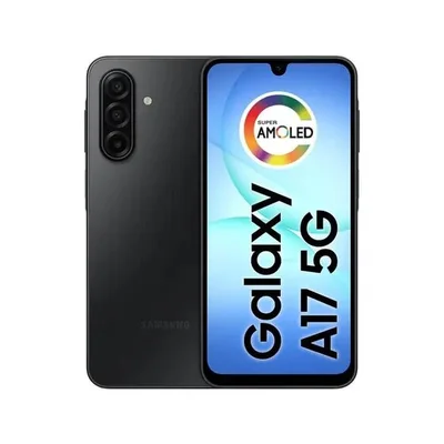 Smartphone Samsung Galaxy A17 5g 128GB - Preto, Ram 4gb, Tela 6.7", Câmera Tripla 50mp + Selfie 13mp