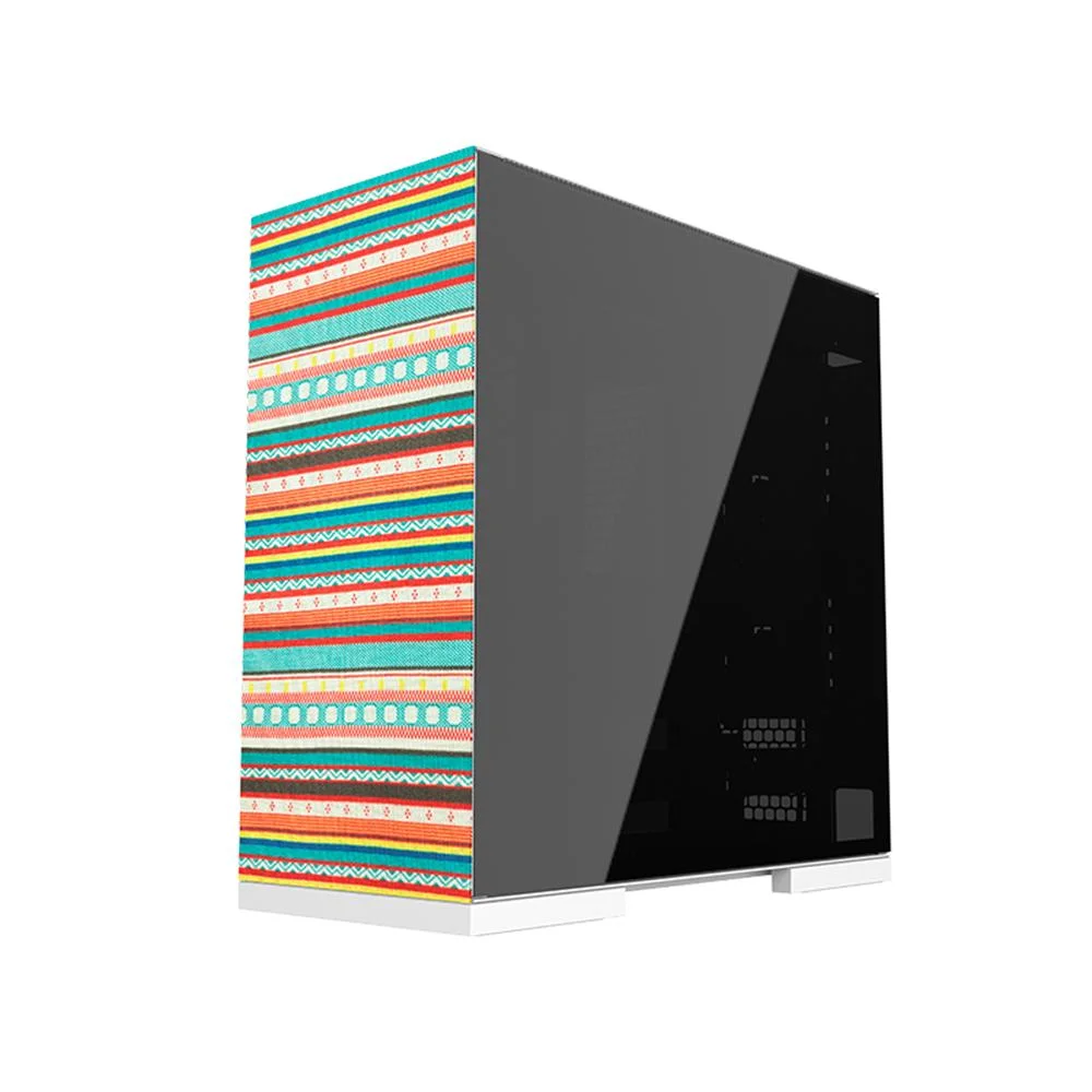 Gabinete Gamer Geometric Future Model 8 Bohemia Branco Tecido