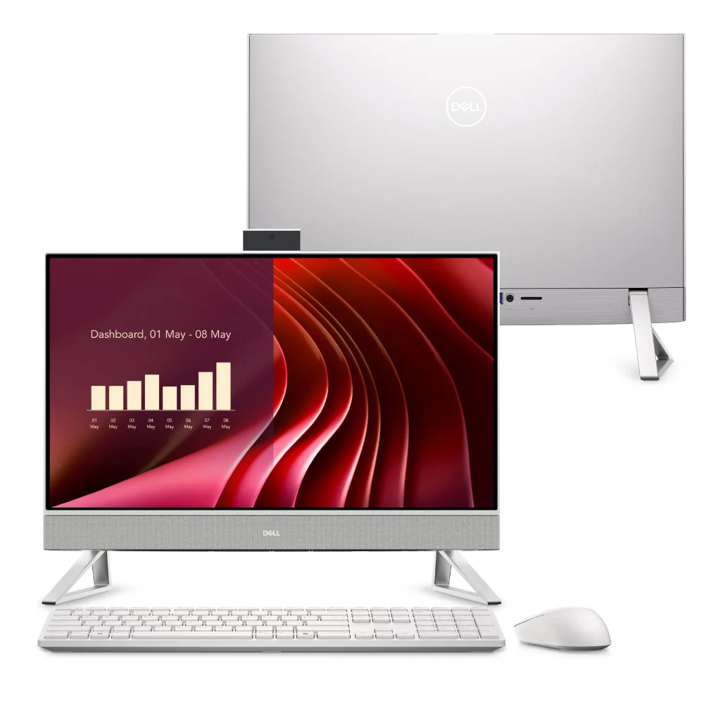 "Computador Dell 24 All-in-one Ec24250 23.8"" Ips Full Hd 13ª Gen Intel Core i5 16gb 512gb SSD Win 11 Aio-i1303-m21"