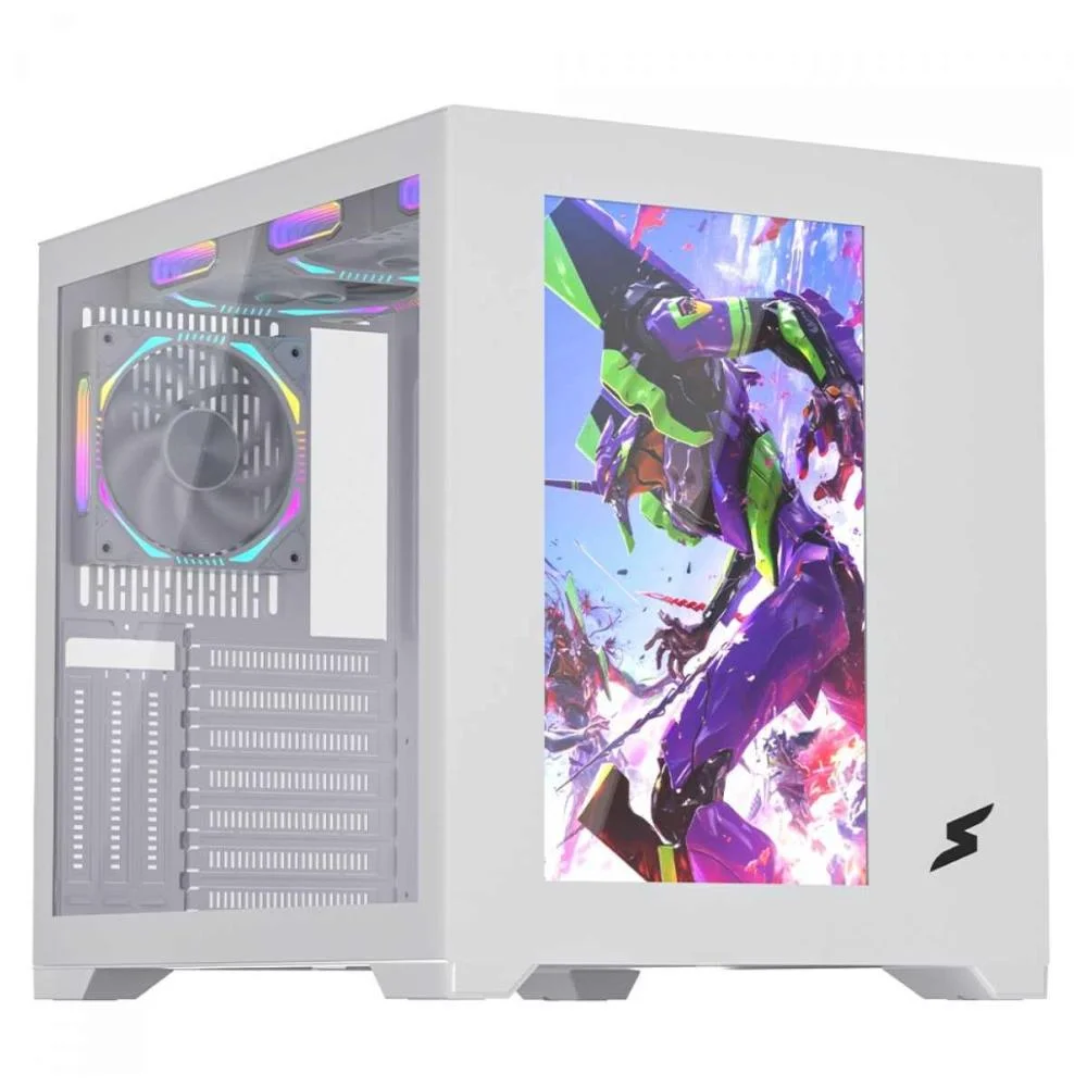 Gabinete Gamer Superframe Box Magic - Display 13.3 - 6 Coolers - Atx - Branco - Sf-cs-bmmaw6f Gabinete Gamer Superframe Box Magic - Display 13.3 - 6 Coolers - Atx - Branco - Sf-cs-bmmaw6f