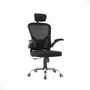 Cadeira De Escritório Ergonômica Giratória Boston B100 Com Mesh Luvinco Com Ajuste Lombar