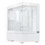 Gabinete Gamer Mid Tower Sem Fonte Ca-607w Reflect Flow Pro Preto Redragon