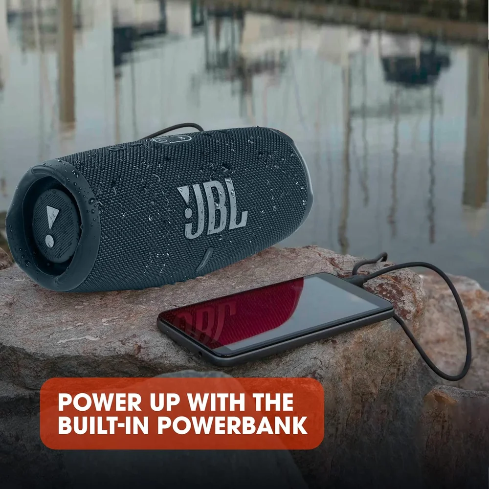 Speaker Jbl Charge 5 Com 40 Watts Rms Bluetooth E usb - azul