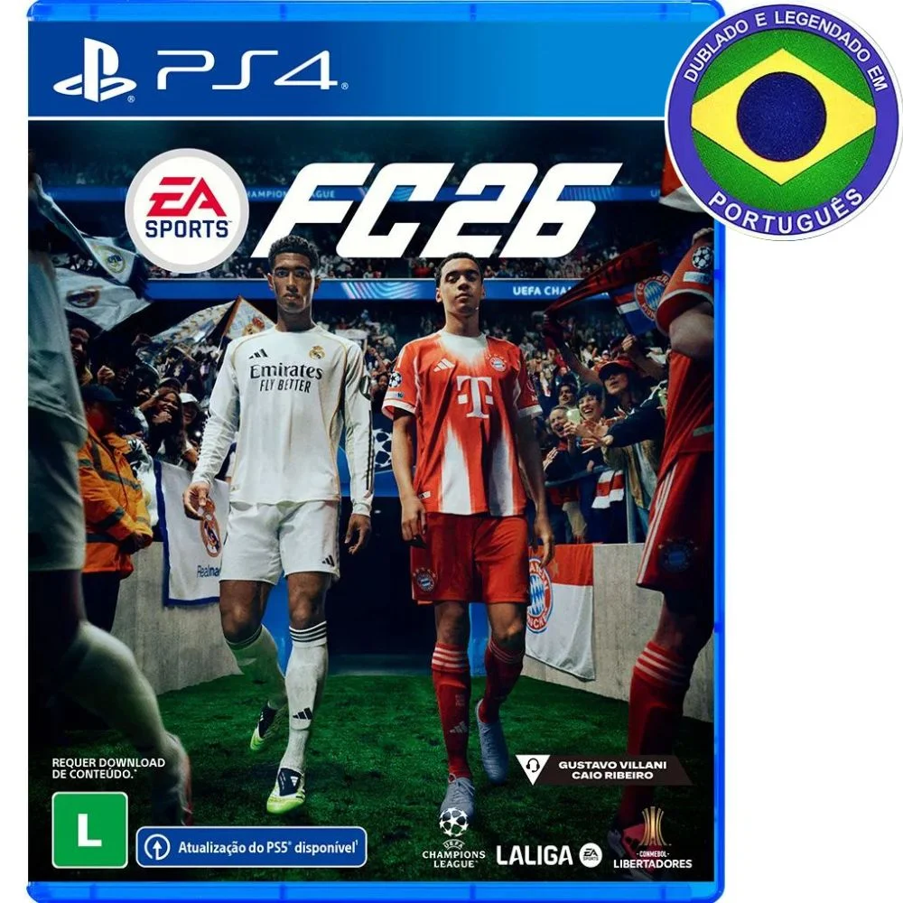 Fc 26 Ps4 Novo Fifa 26 Mídia Física Dublado Em Português Playstation 4 Fc 26 Ps4 Novo Fifa 26 Mídia Física Dublado Em Português Playstation 4