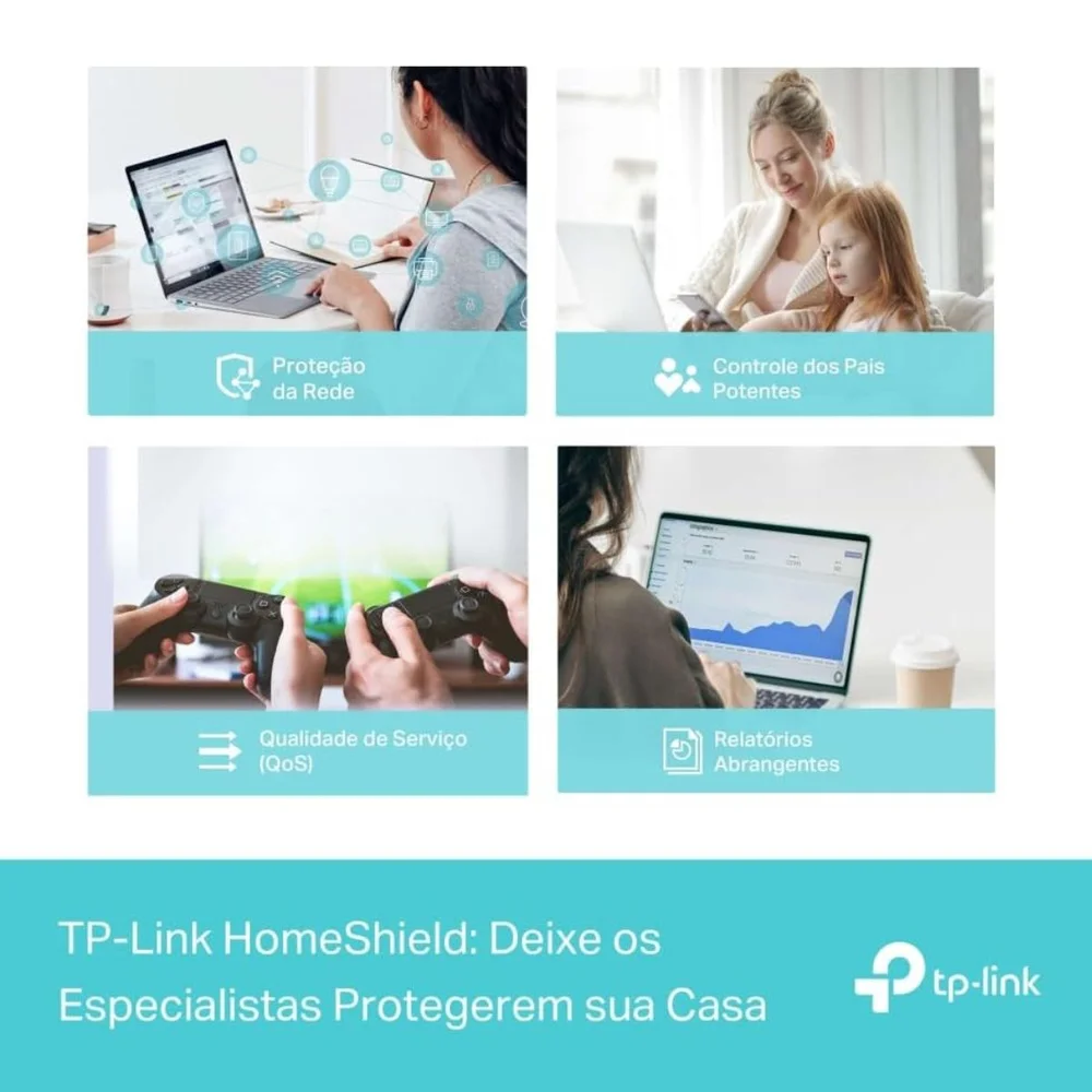 Roteador Tp-link Deco X50 Ax3000 Gigabit Dual Band 2.4/5ghz Wi-fi 6