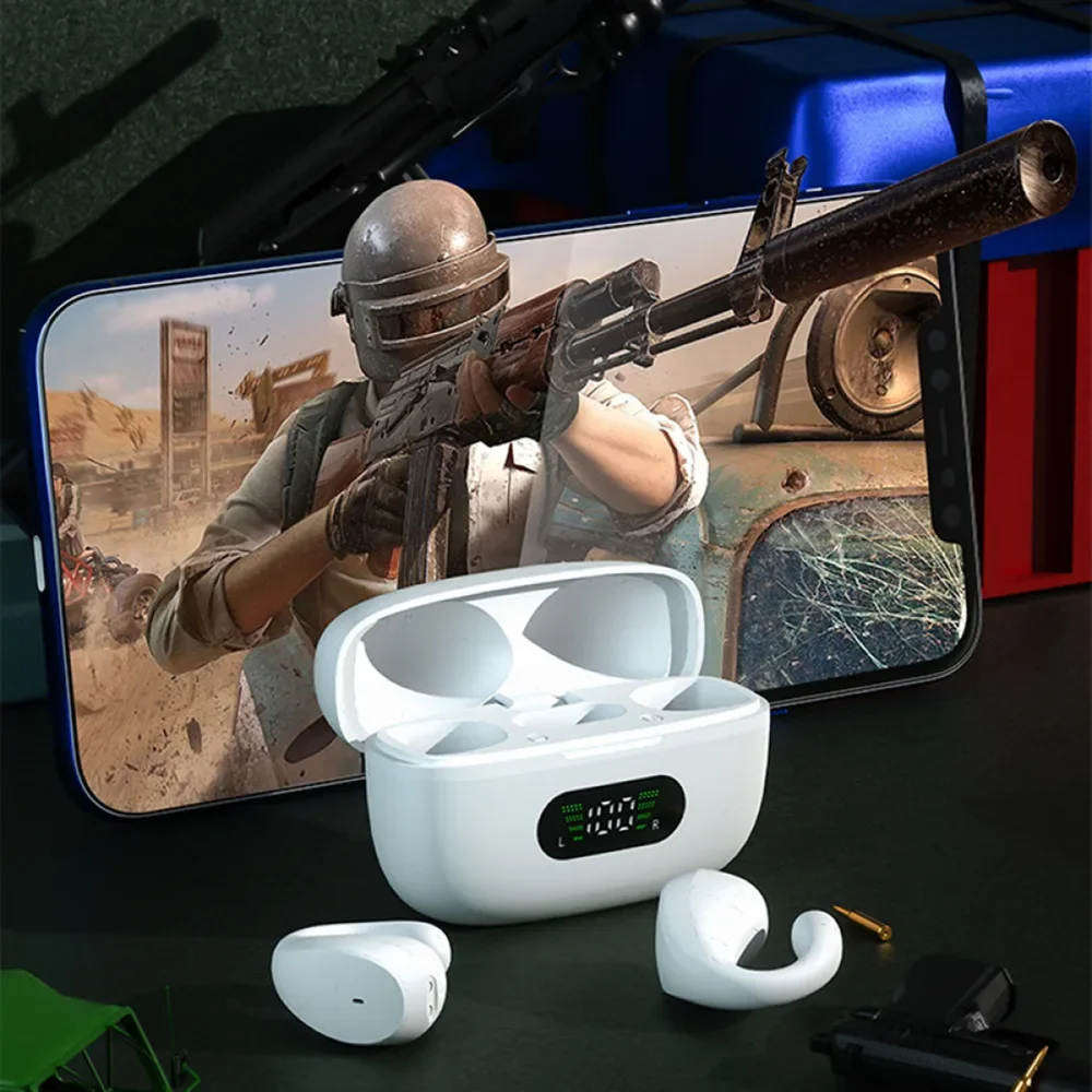 ? Fone De Ouvido Bluetooth Condução Óssea Som Nítido, Conforto E Liberdade Total