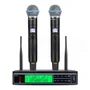Microfone Sem Fio Duplo Metal Adx24 Beta 58a Profissional  Shure