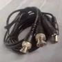 Cabo Bnc Macho + P4 2,1 + Jack J4 Cftv 2,1mm 5m  Kit 5 Cabos