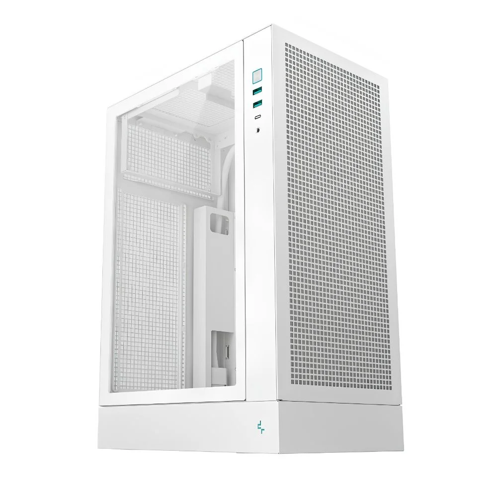 Gabinete Gamer Deepcool Mid Tower Ch170 Plus Vidro Temperado Branco Gabinete Gamer Deepcool Mid Tower Ch170 Plus Vidro Temperado Branco