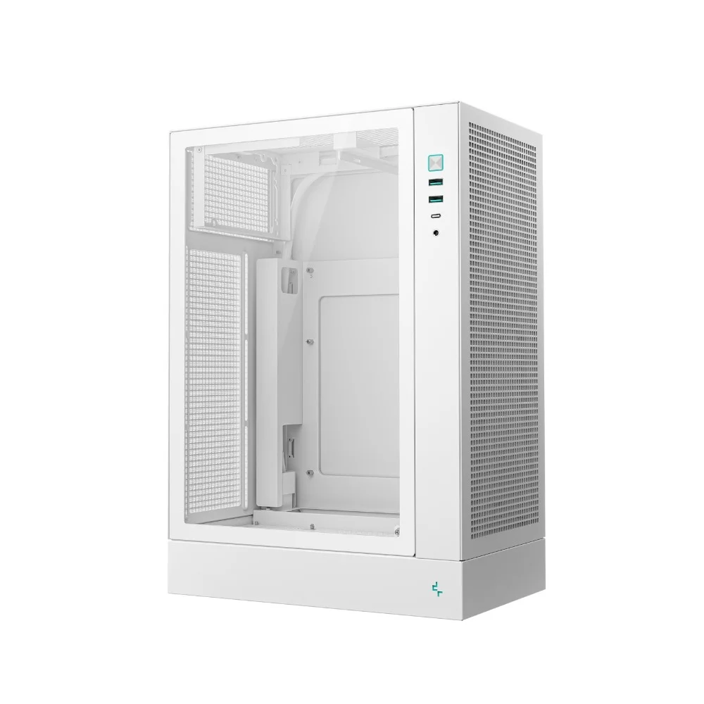 Gabinete Gamer Deepcool Mid Tower Ch170 Plus Vidro Temperado Branco Gabinete Gamer Deepcool Mid Tower Ch170 Plus Vidro Temperado Branco