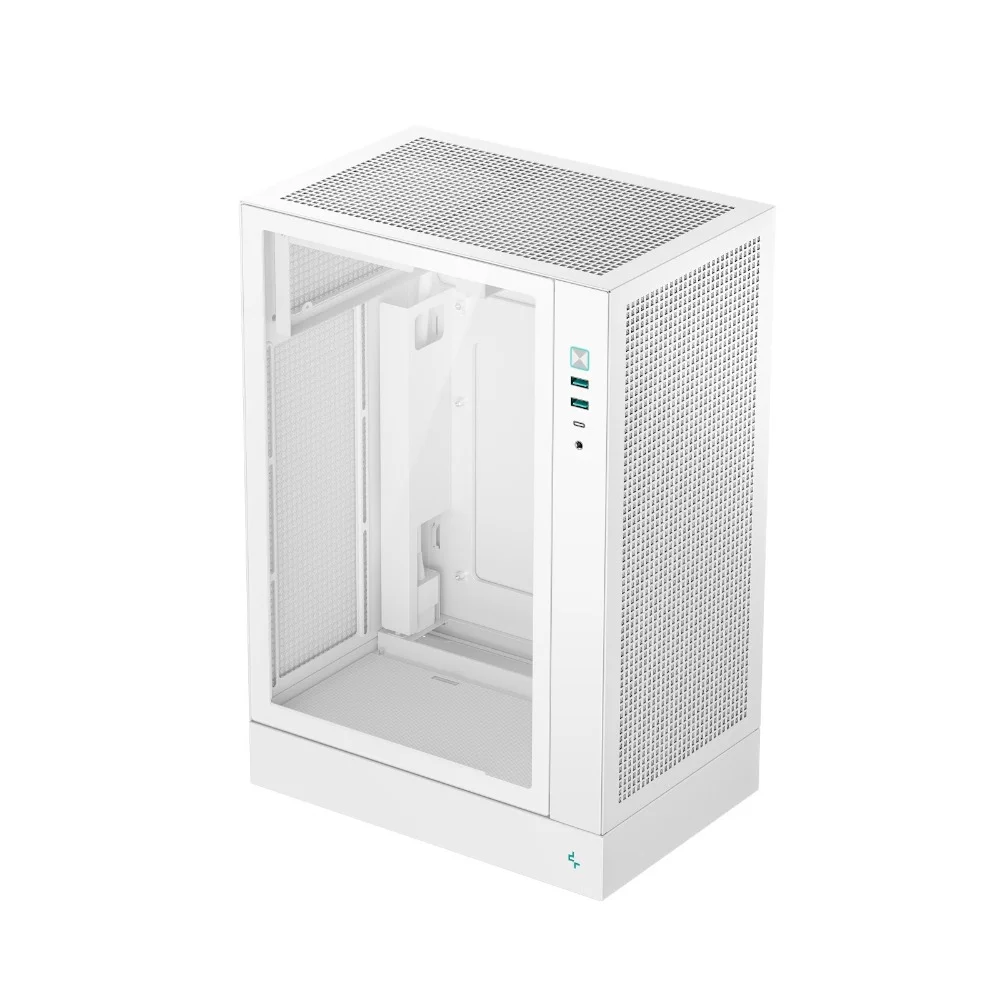 Gabinete Gamer Deepcool Mid Tower Ch170 Plus Vidro Temperado Branco Gabinete Gamer Deepcool Mid Tower Ch170 Plus Vidro Temperado Branco
