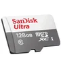 Sandisk Cartão De Memória 128GB Ultra Hd 720p, Micro Sd, Classe 10 80mb/s