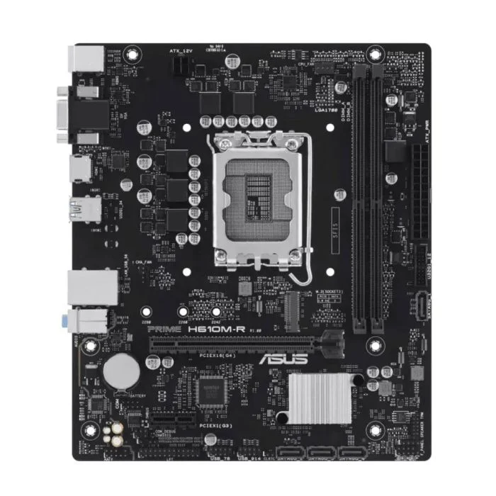Placa Mãe Asus Prime H610m-r LGA 1700 2xDDR5 Chipset Intel H610 Matx Placa Mãe Asus Prime H610m-r LGA 1700 2xDDR5 Chipset Intel H610 Matx