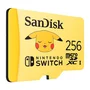 Cartão De Memória Sandisk Microsd 256gb, Nintendo Switch Pokémon - Sdsqxao-256g-gn6zk