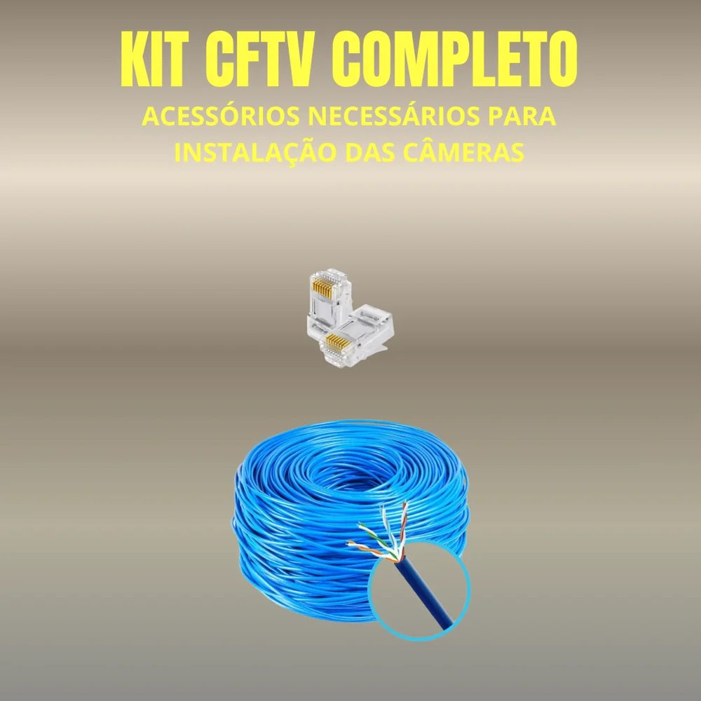 Kit Cftv Intelbras Nvr 1408p 5 Câmeras Ip E Hd 2TB Purple