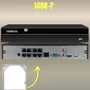 Kit 8 Câmeras Ip Vipc 1230b Intelbras Nvd 1408p Hd 2TB