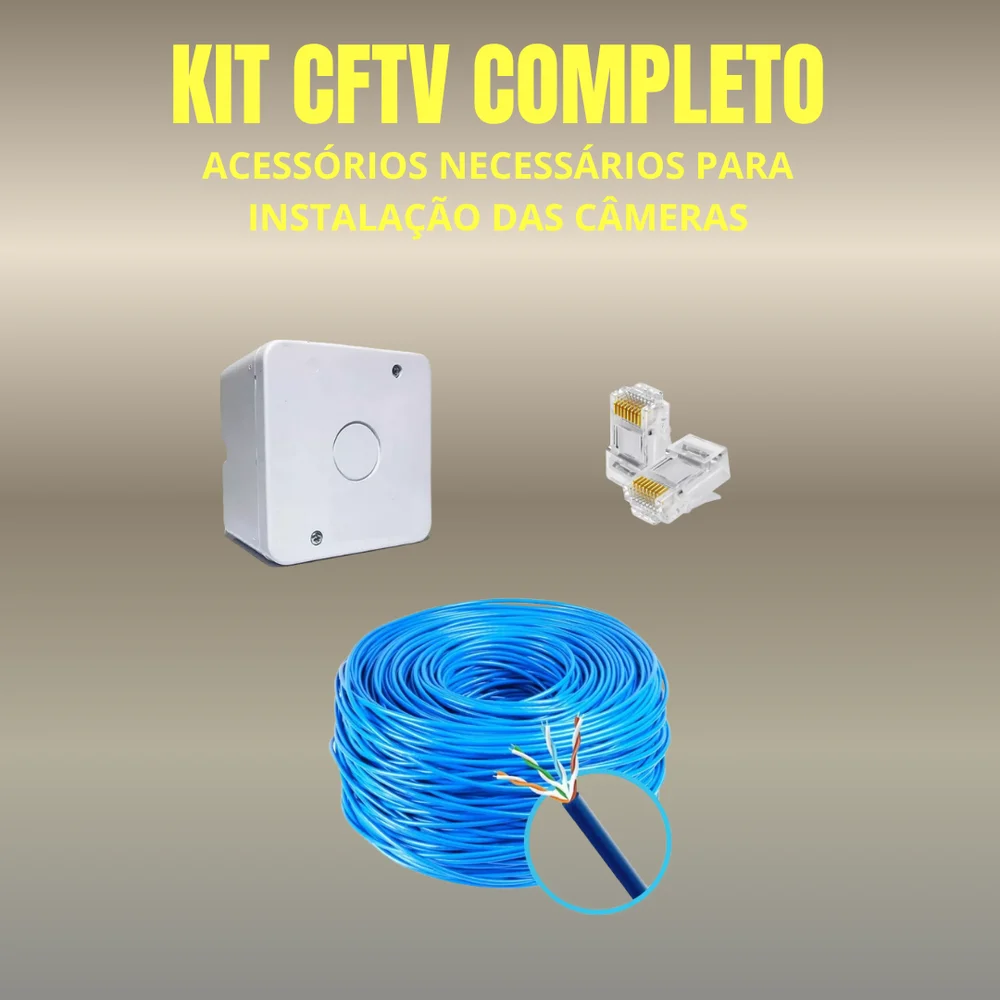 Kit 8 Câmeras Ip Vipc 1230b Intelbras Nvd 1408p Hd 2TB