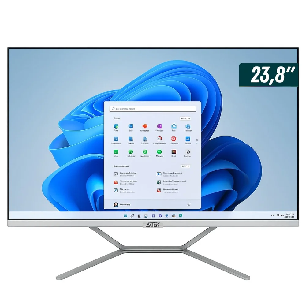 "All In One 23,8"" Full Hd Computador Intel Core i7 16gb Ram, SSD 1TB HDMI Usb Wifi WINDOWS 10/11  Aitek - Aio-2479"