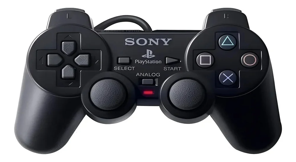 Controle Sony Playstation 2 (ps2) Preto Controle Sony Playstation 2 (ps2) Preto