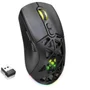 Mouse Gamer Sem Fio Wireless Fortrek Striker Air Preto