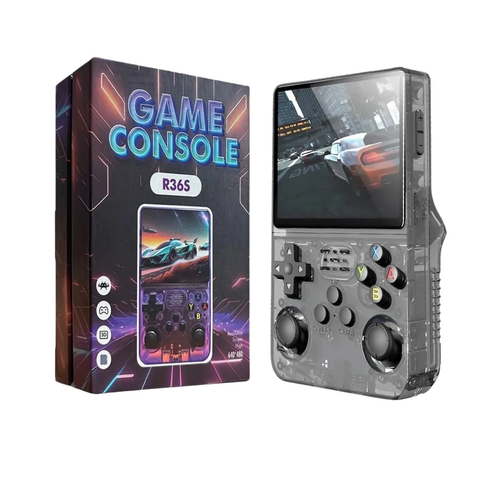 Console Portátil Retrô R36s Com Tela Ips 3.5 Console Portátil Retrô R36s Com Tela Ips 3.5