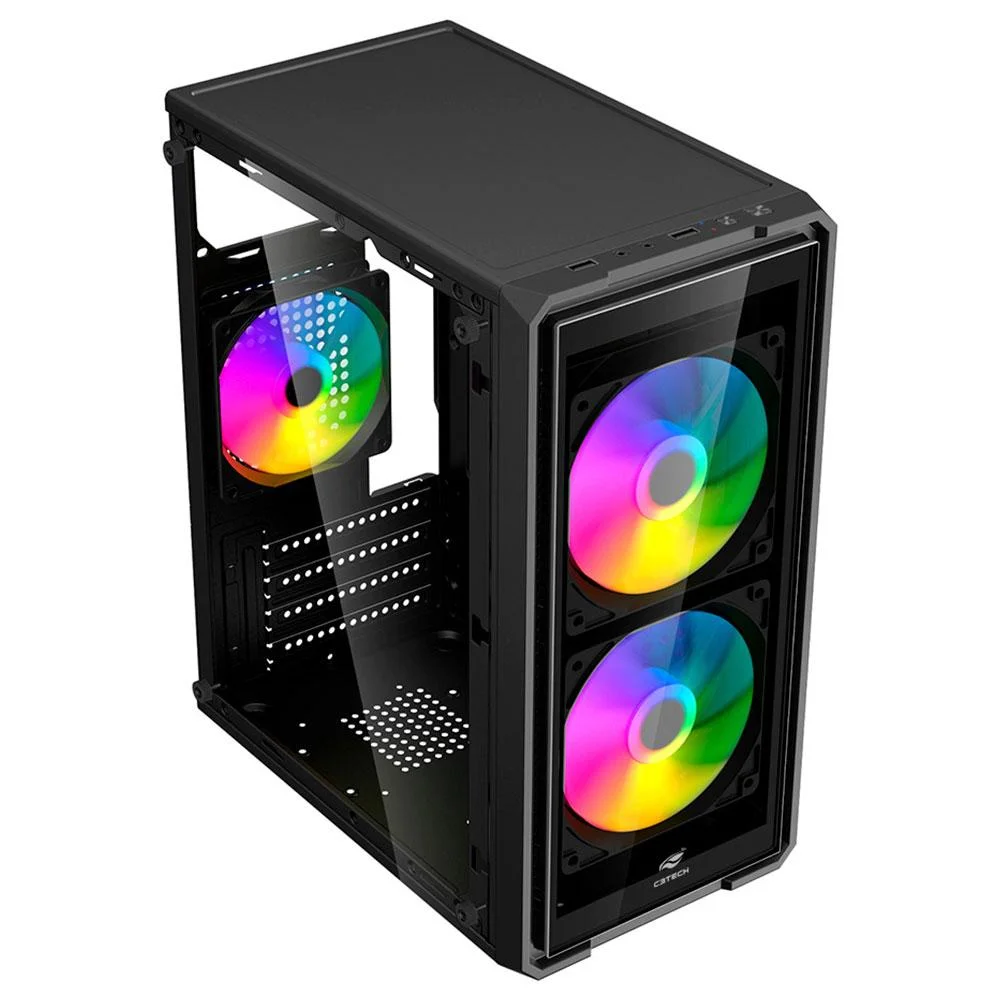 Gabinete Gamer C3tech Mt-g41bk Sem Fonte Preto Gabinete Gamer C3tech Mt-g41bk Sem Fonte Preto